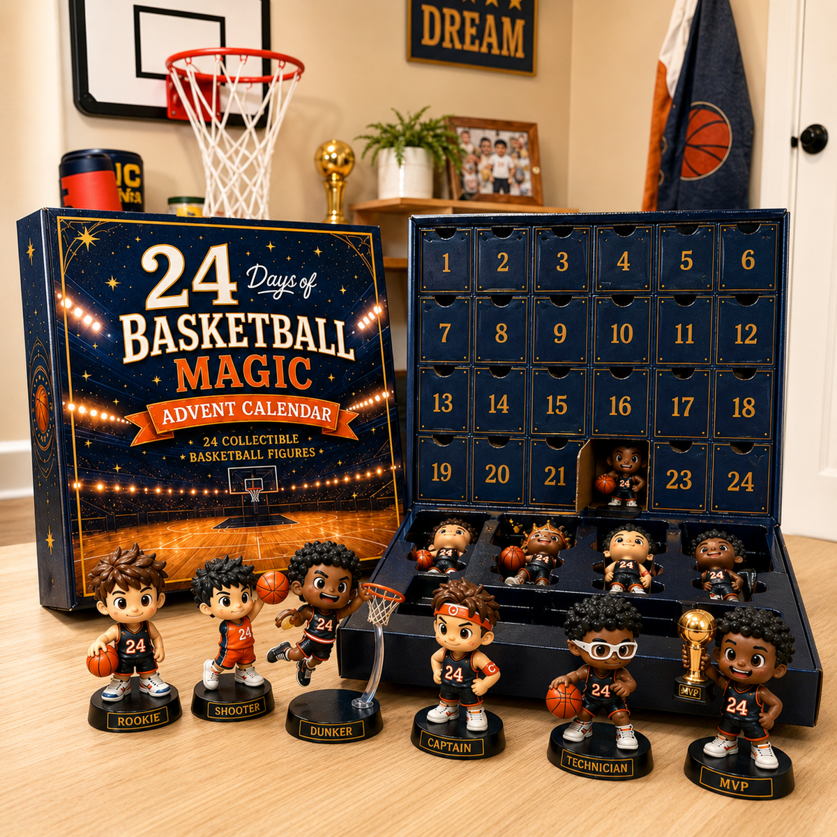 HoopMagic – 24-Day Basketball Christmas Calendar