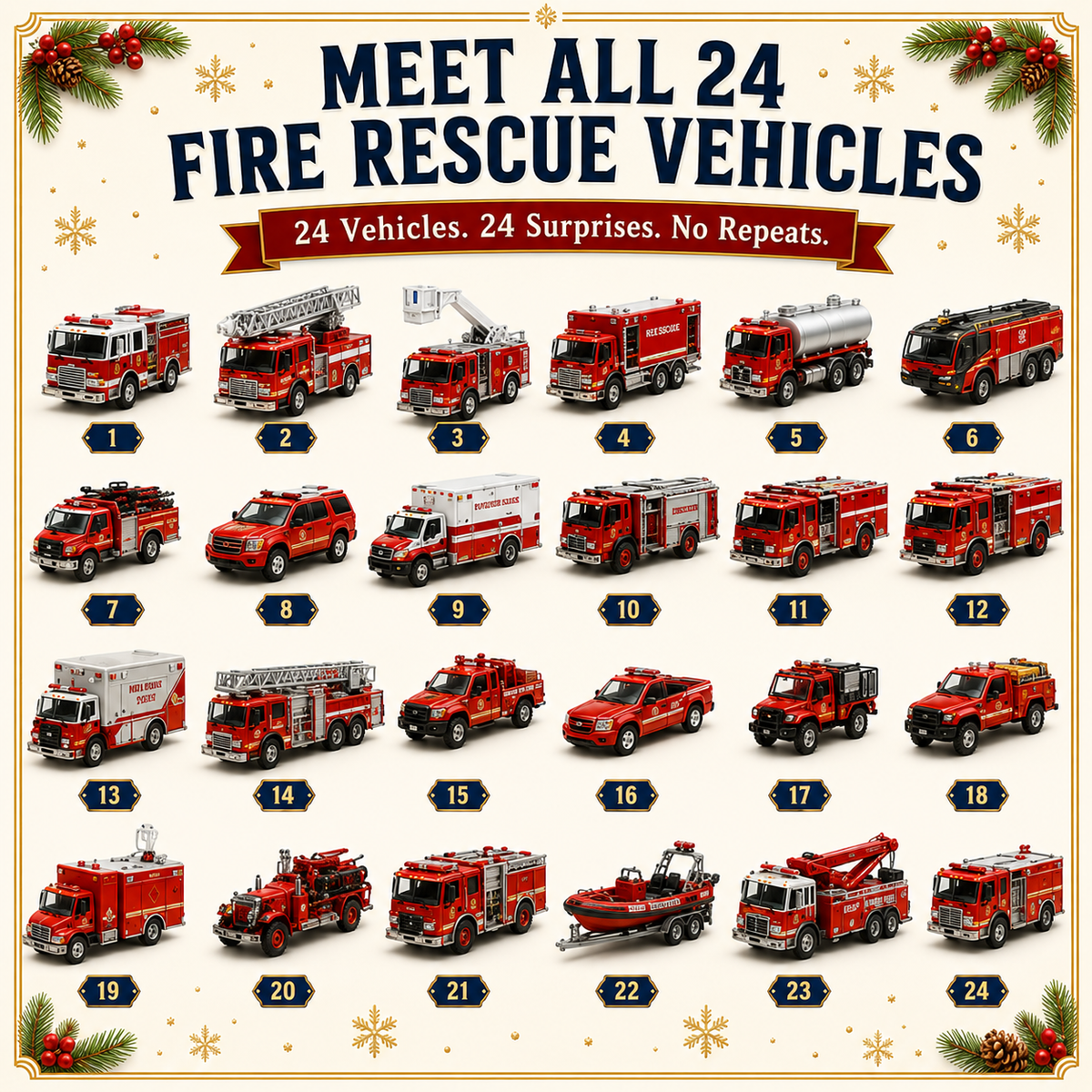 MiniMotors – 24-Day Christmas Vehicle Advent Calendar