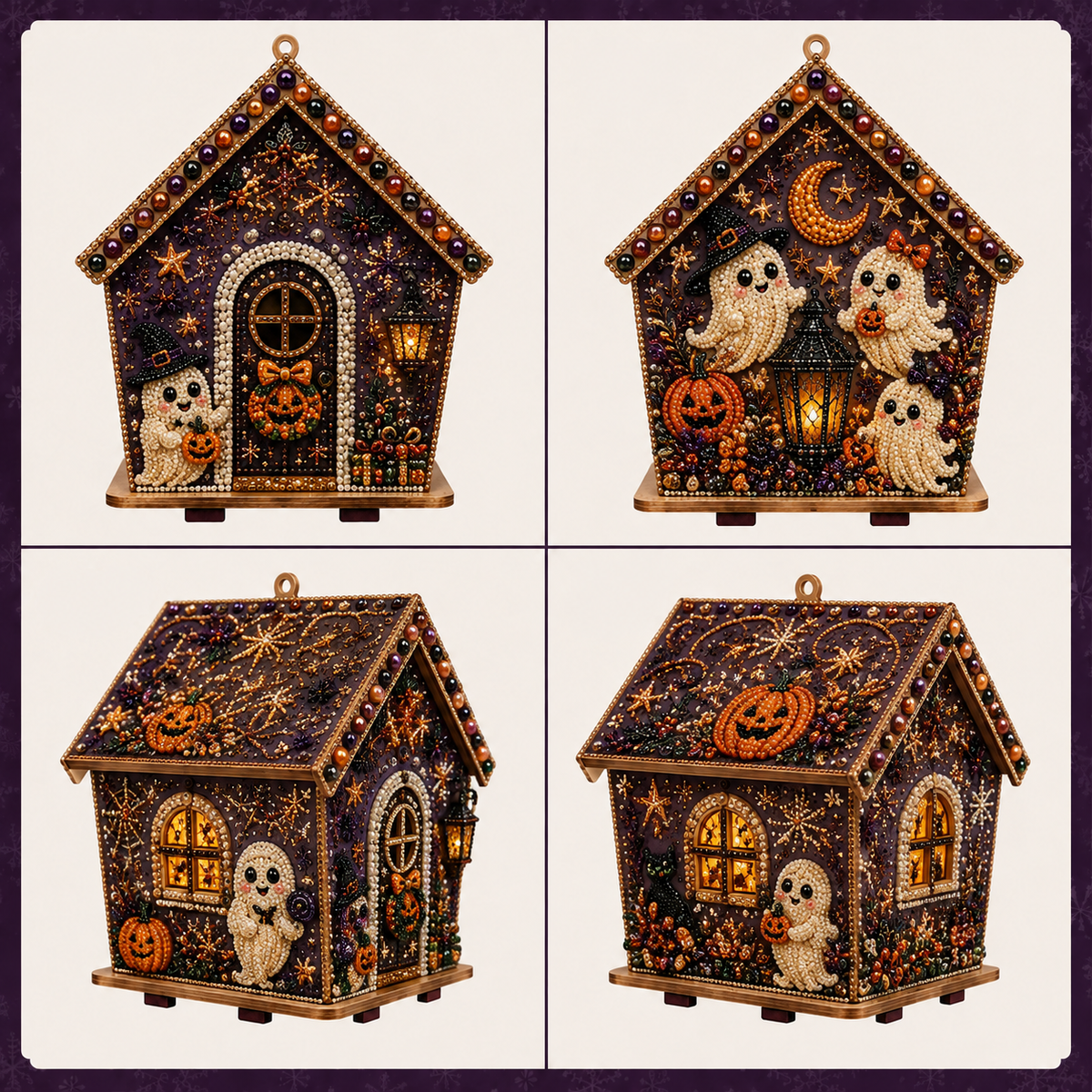 GhostHaven – 3D Haunted Cottage Rhinestone Kit