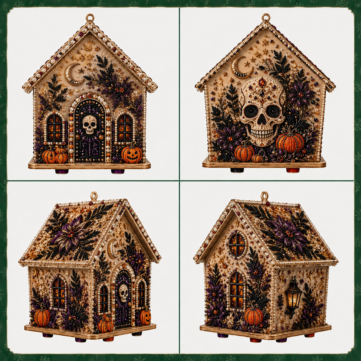 GhostHaven – 3D Haunted Cottage Rhinestone Kit