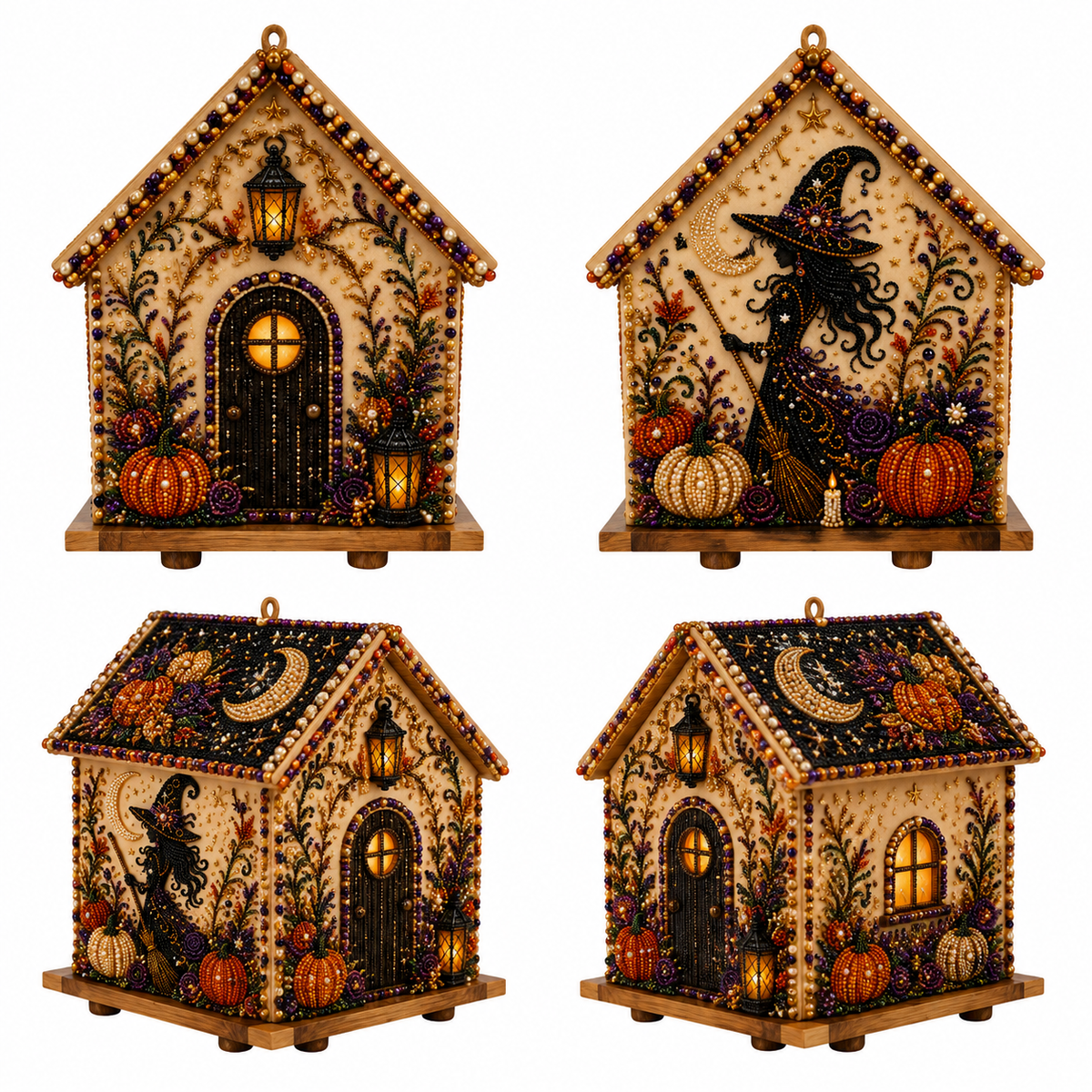 GhostHaven – 3D Haunted Cottage Rhinestone Kit
