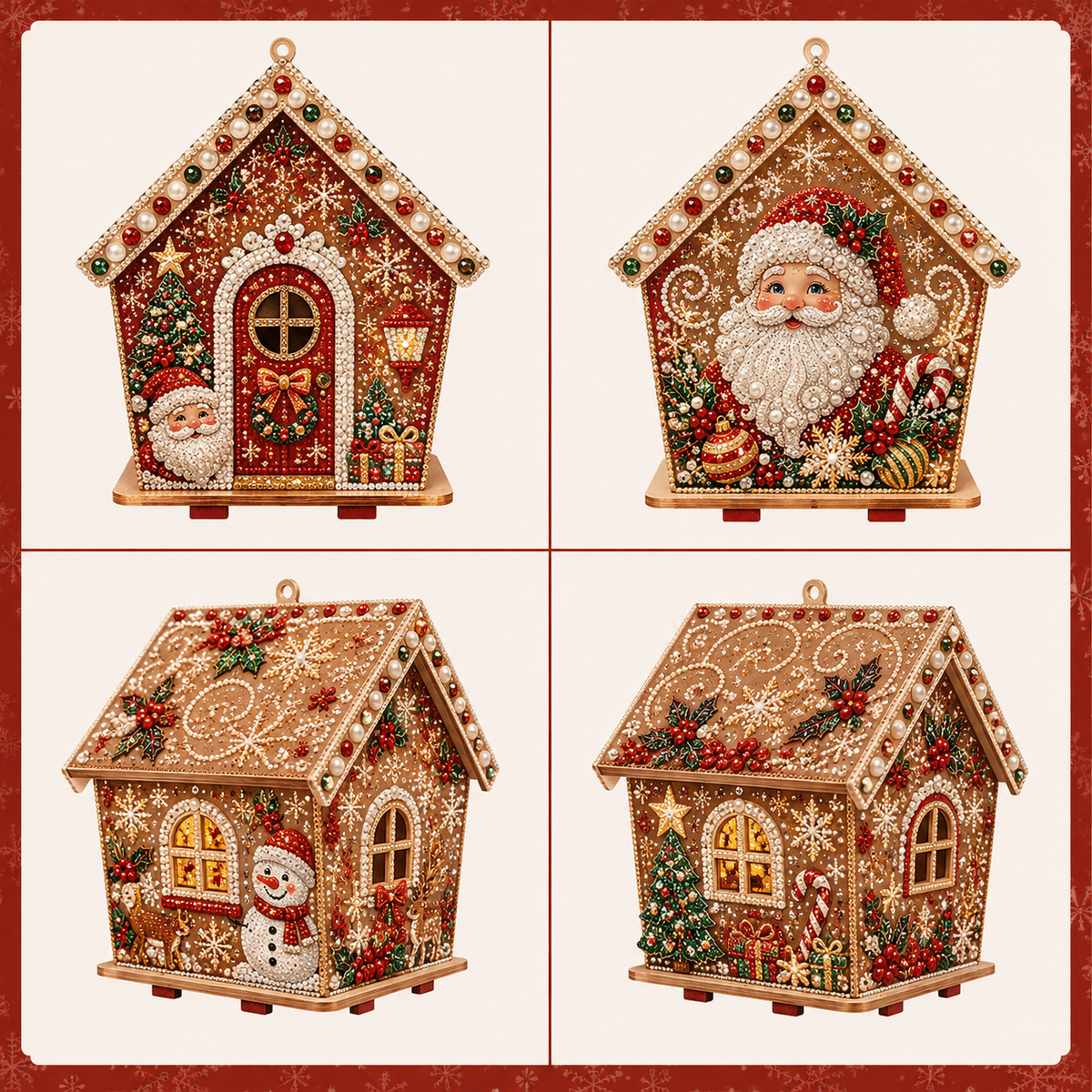 MerryCottage – Sparkling Christmas Diamond Art House