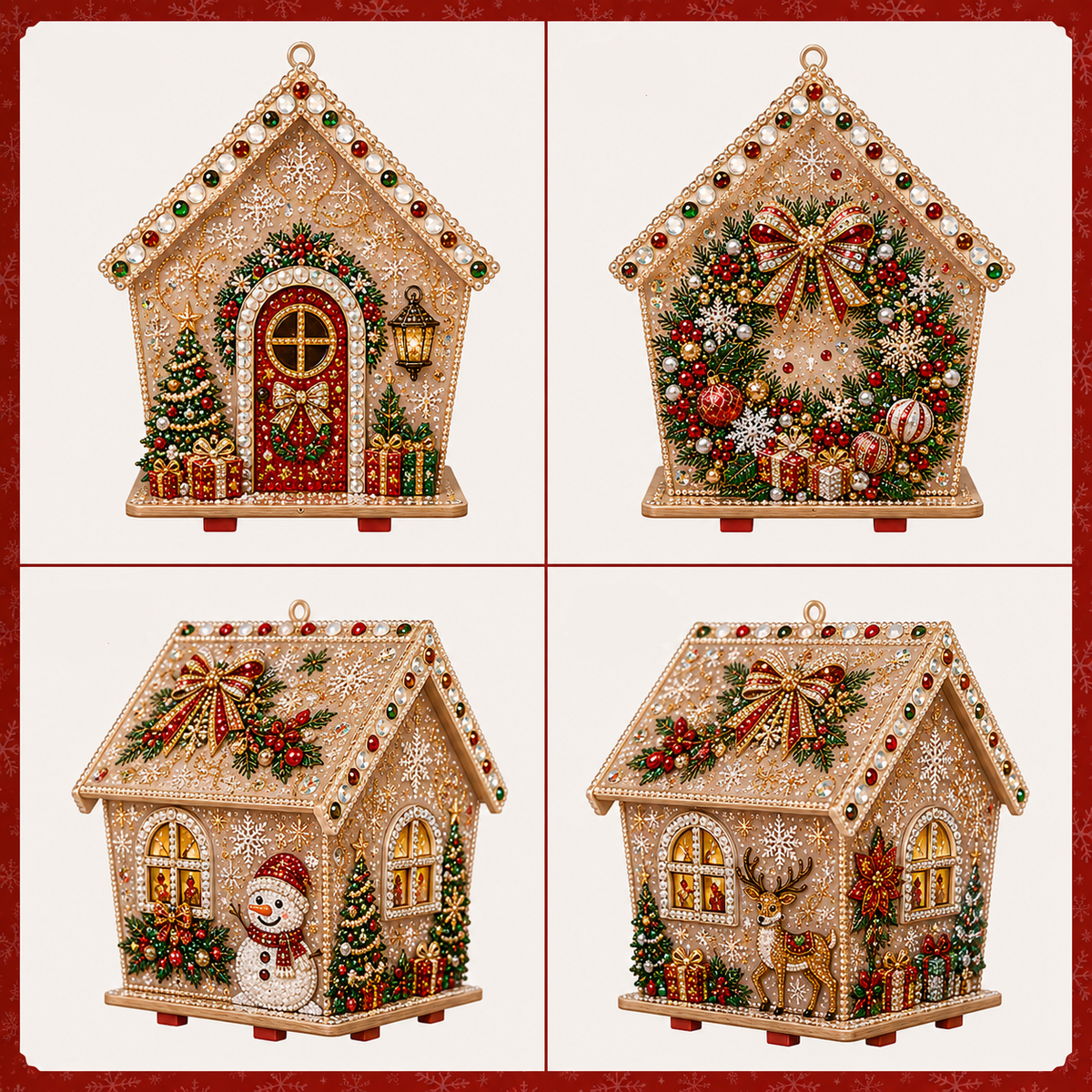 MerryCottage – Sparkling Christmas Diamond Art House