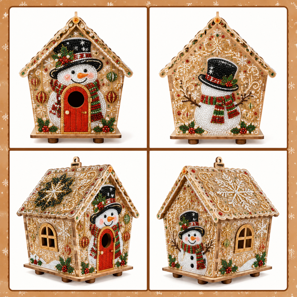 MerryCottage – Sparkling Christmas Diamond Art House