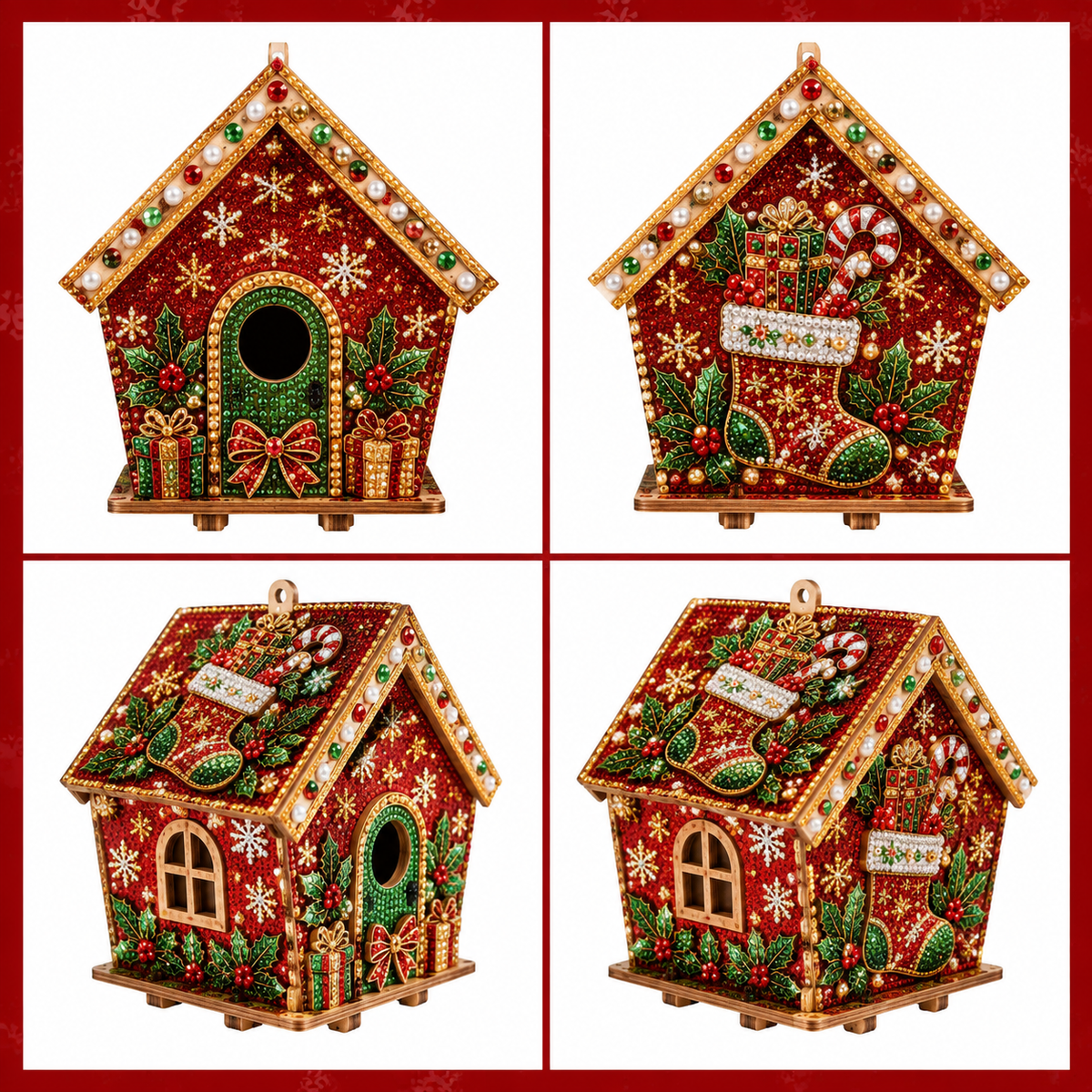 MerryCottage – Sparkling Christmas Diamond Art House