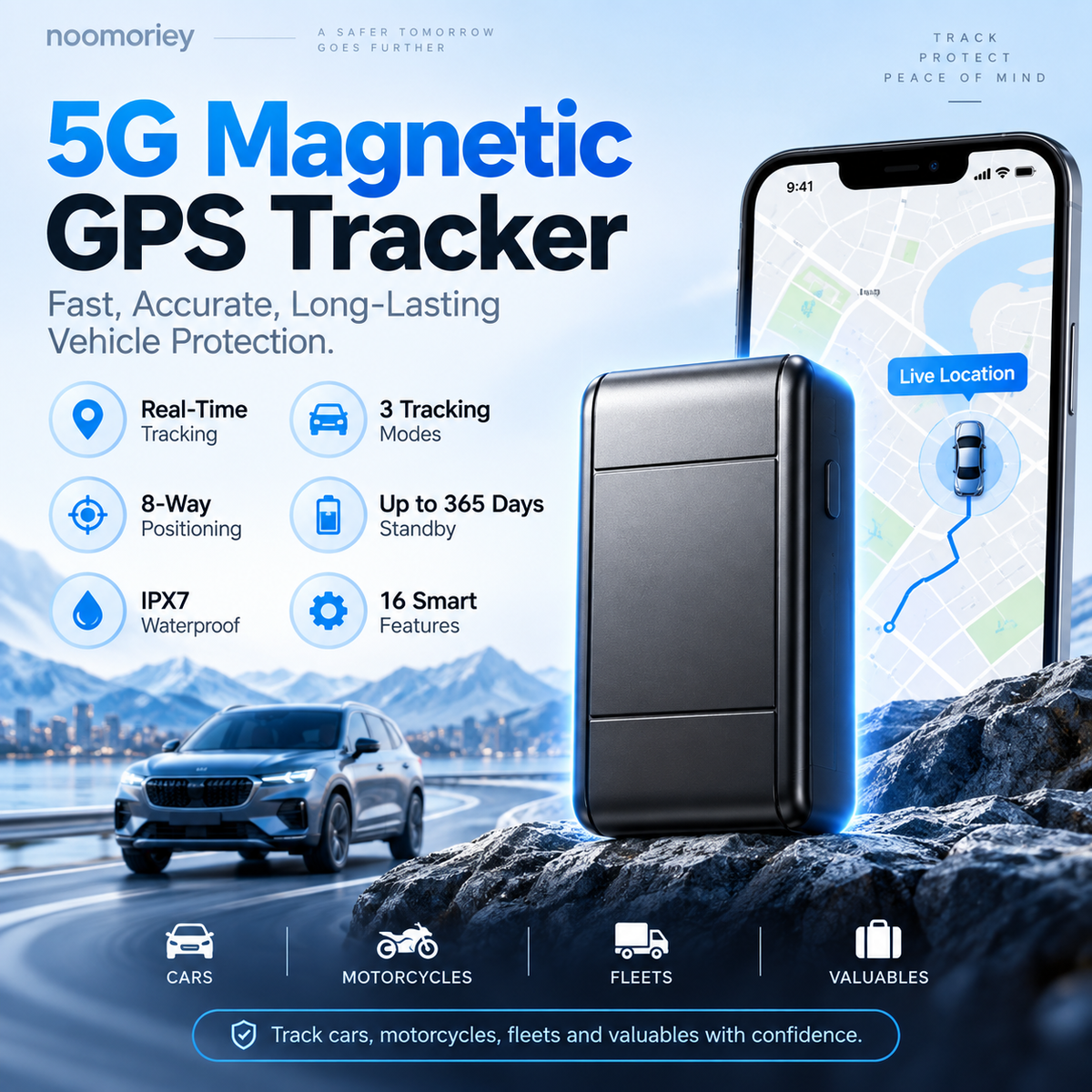 MagnaTrack – Magnetic GPS Locator for Vehicles