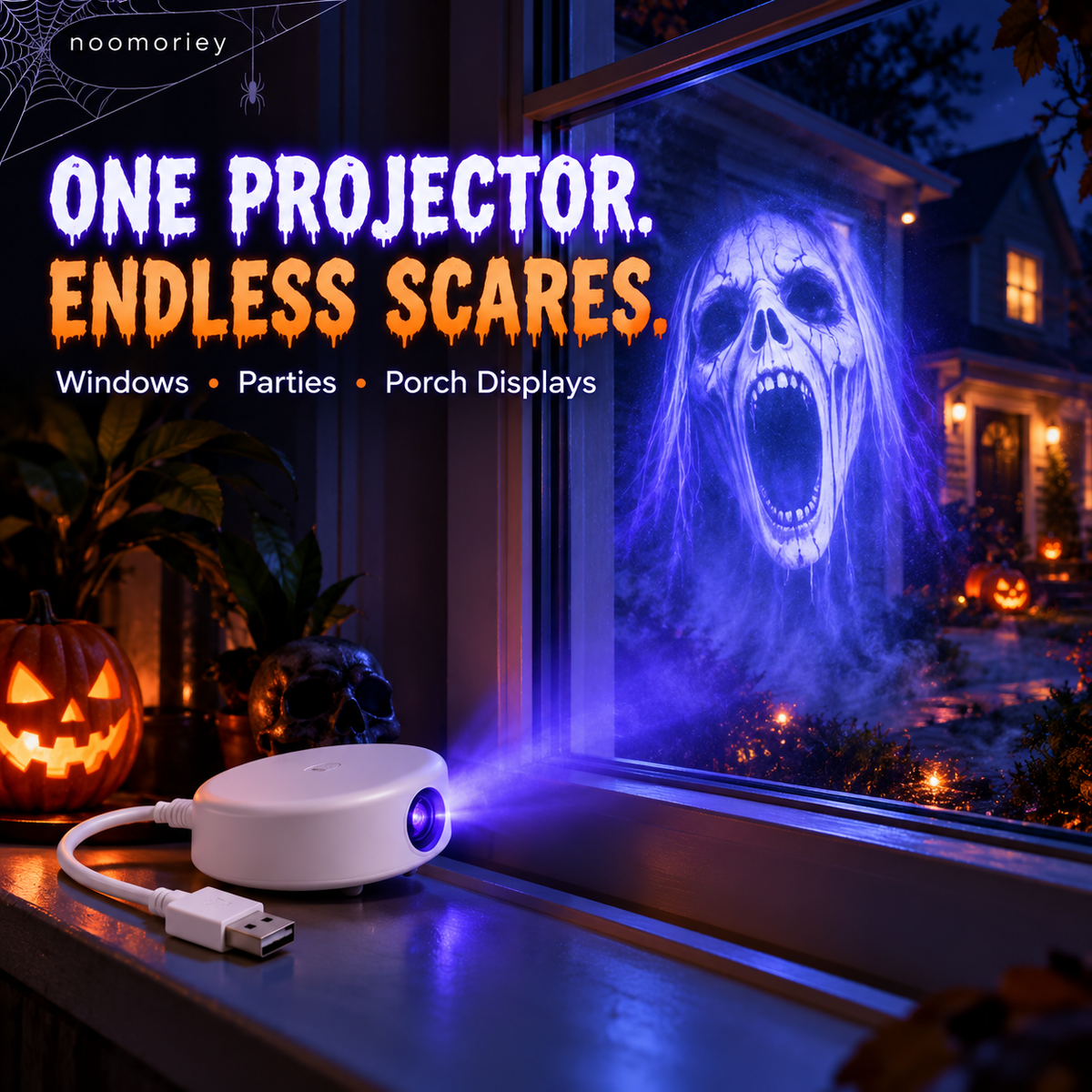 SpecterShine – Halloween Scene Projection Light