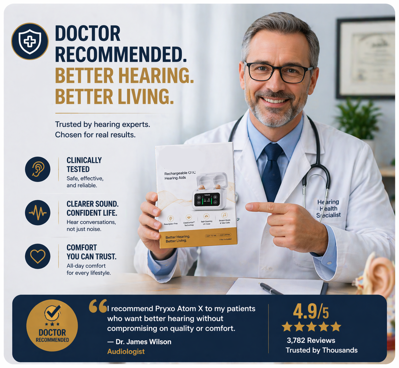 ClarityX – Next-Gen Bluetooth Hearing Solution