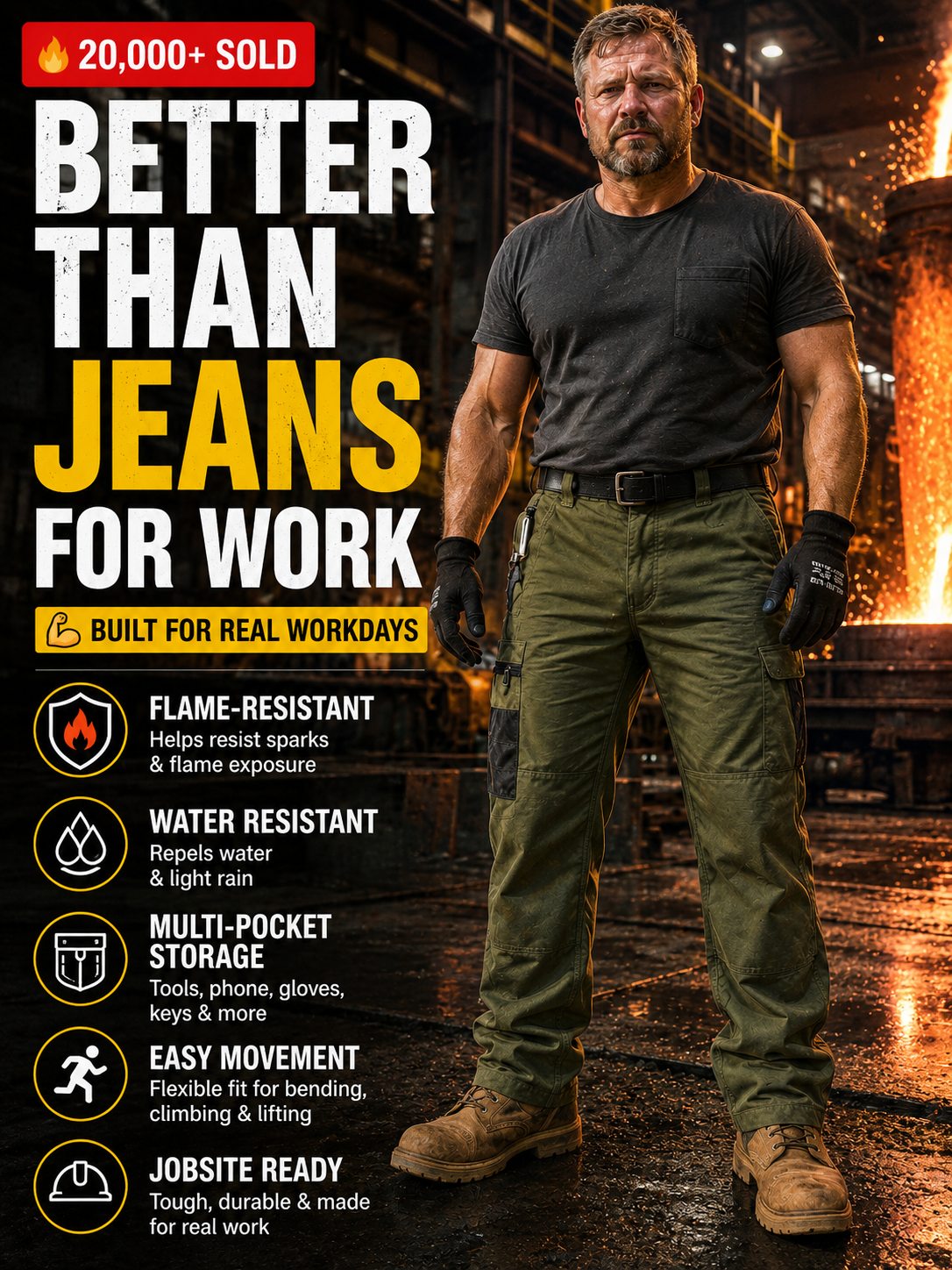 TitanTrek – Jobsite Tactical Utility Pants
