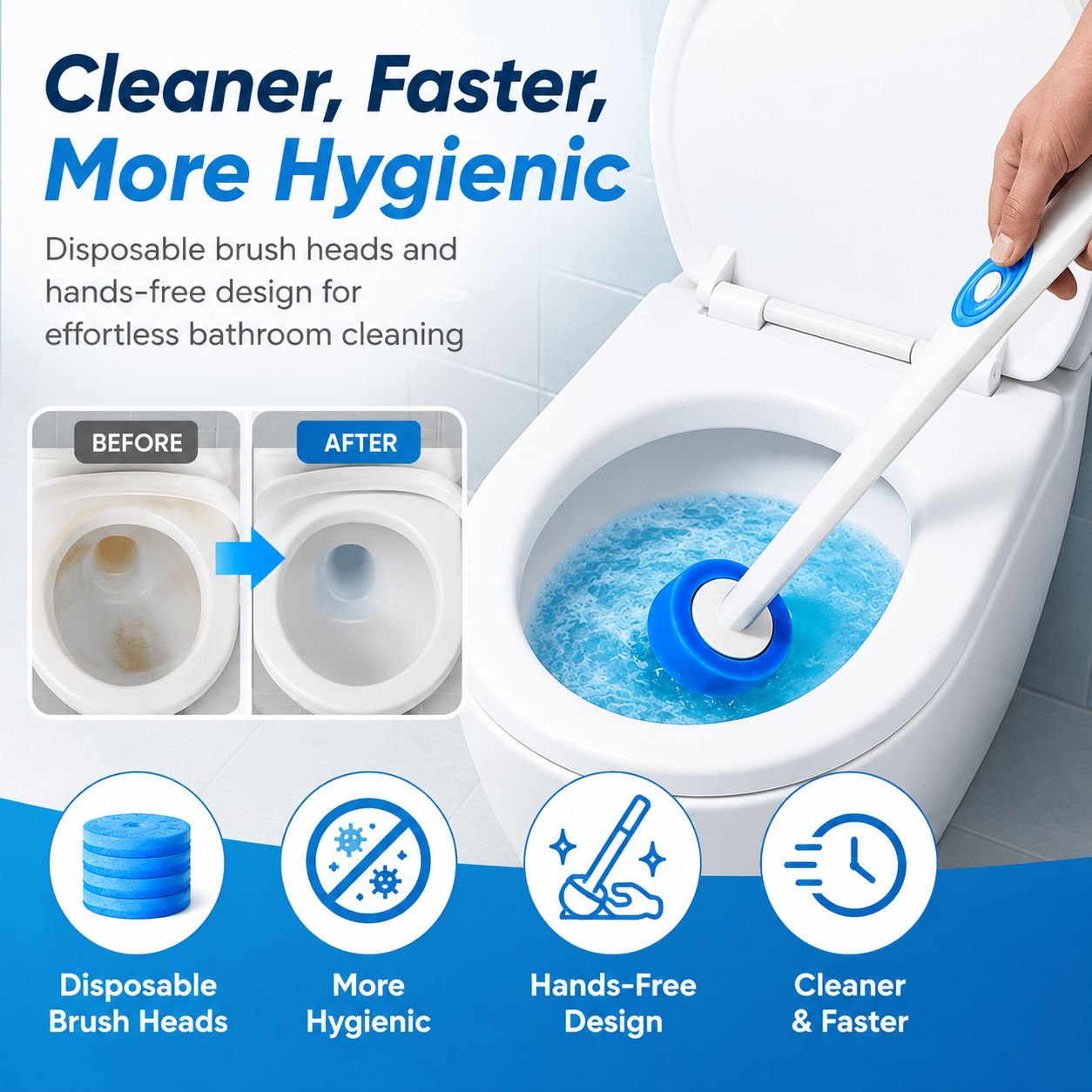 SparkleFlush – Disposable Toilet Cleaning Kit