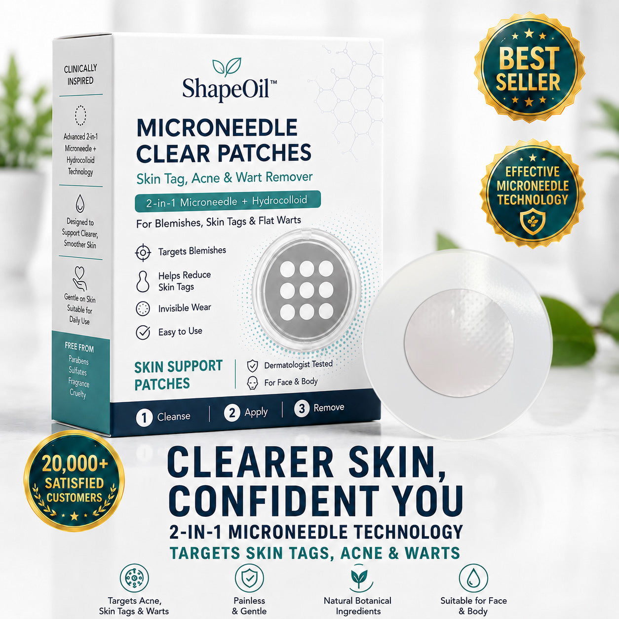 DermaRenew – Microneedle Skin Repair Patch
