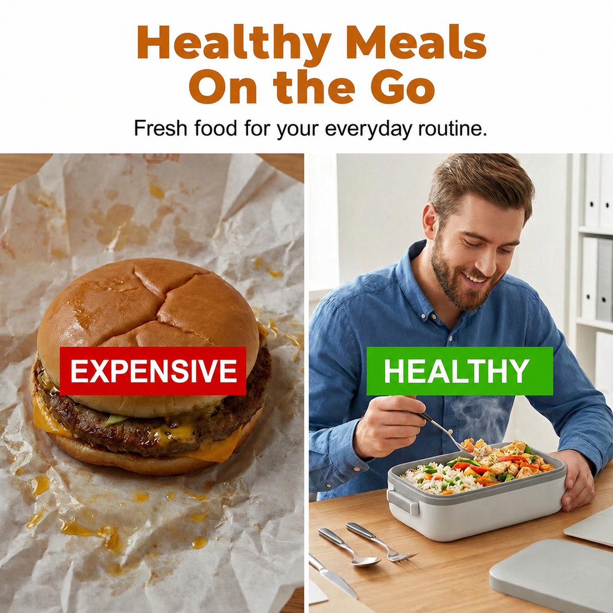 HeatBox – 900ml Rechargeable Electric Lunch Box