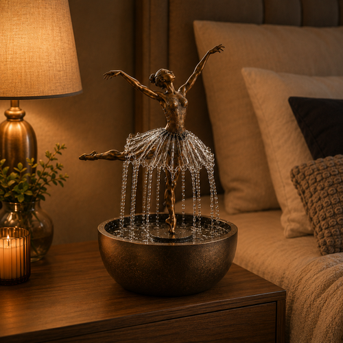 TwinkleFlow – Ballerina Indoor Fountain