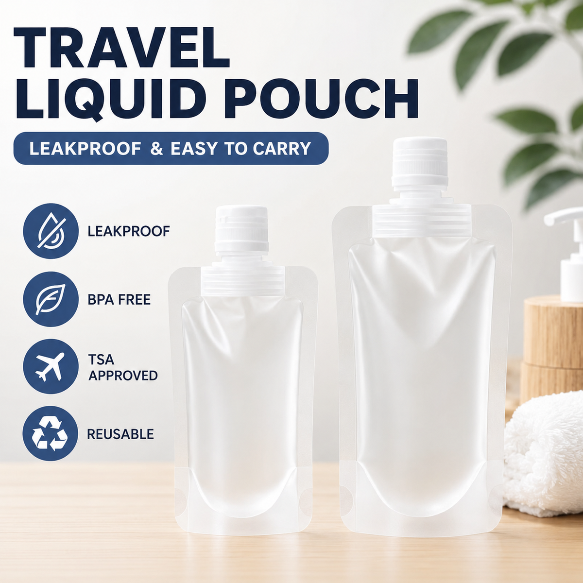PourMate – Reusable Travel Liquid Containers