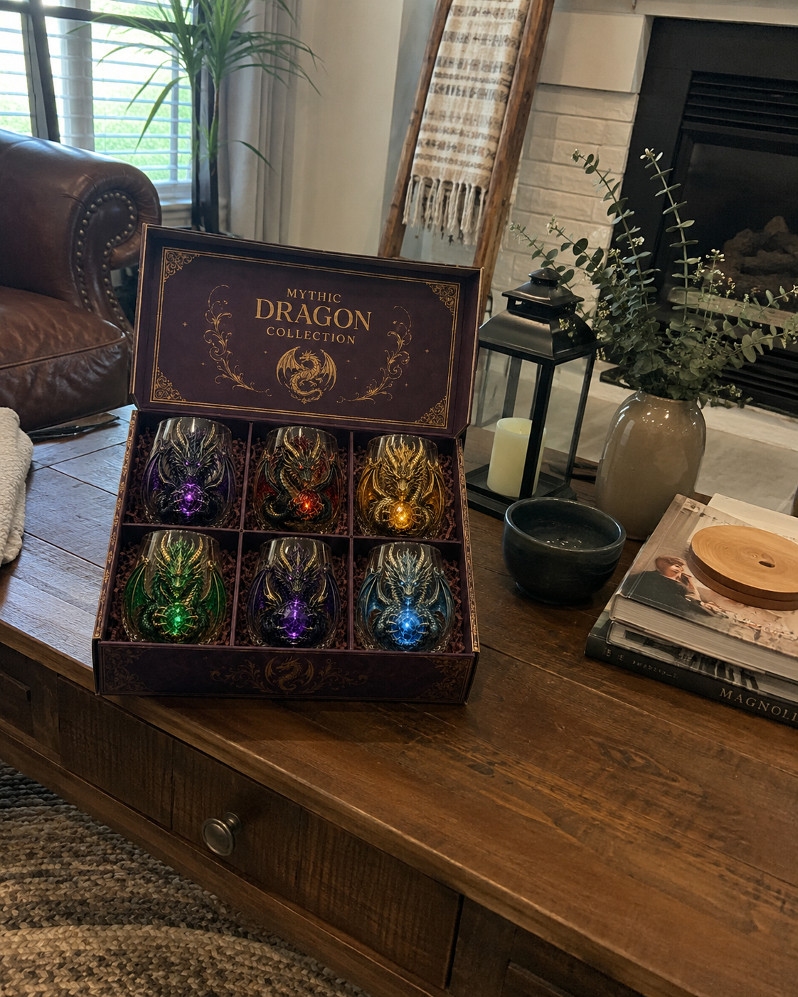DragonRealm – Fantasy Dragon Whiskey & Cocktail Glass