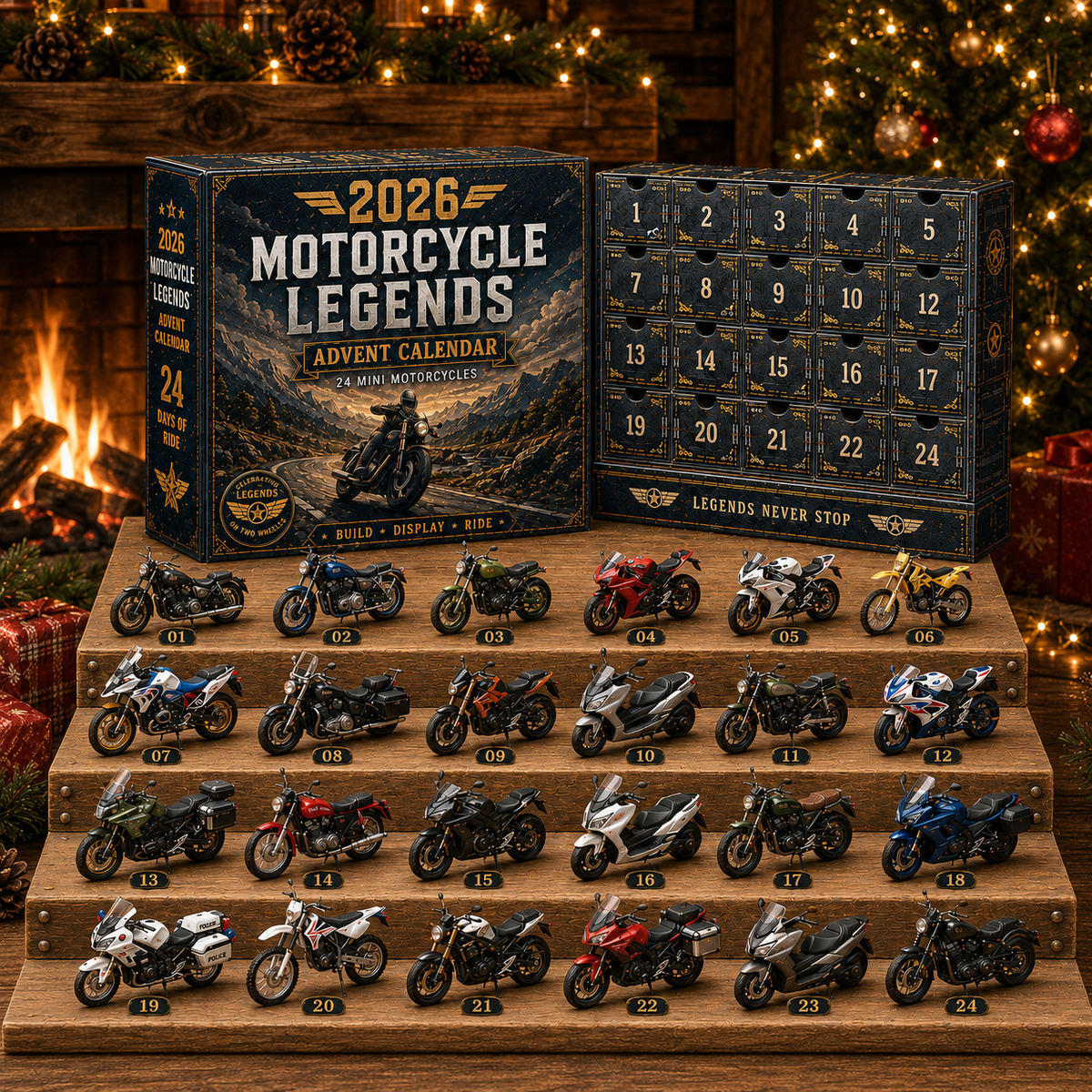 MotoLegacy – 24 Legendary Rides Christmas Countdown