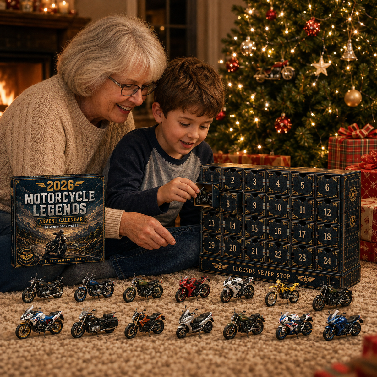 MotoLegacy – 24 Legendary Rides Christmas Countdown