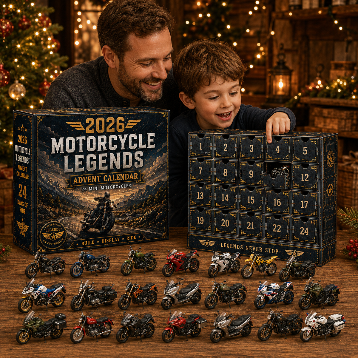 MotoLegacy – 24 Legendary Rides Christmas Countdown