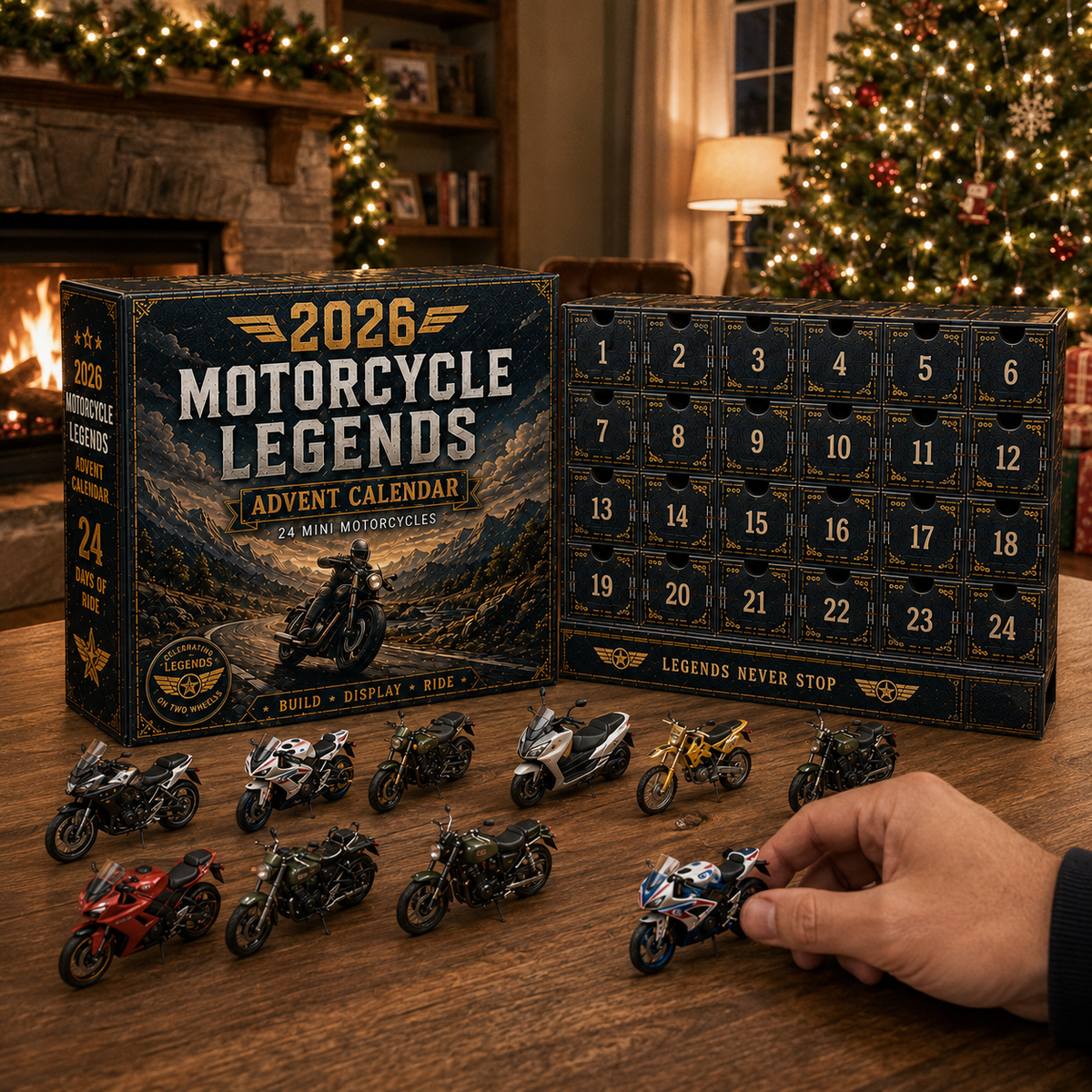 MotoLegacy – 24 Legendary Rides Christmas Countdown