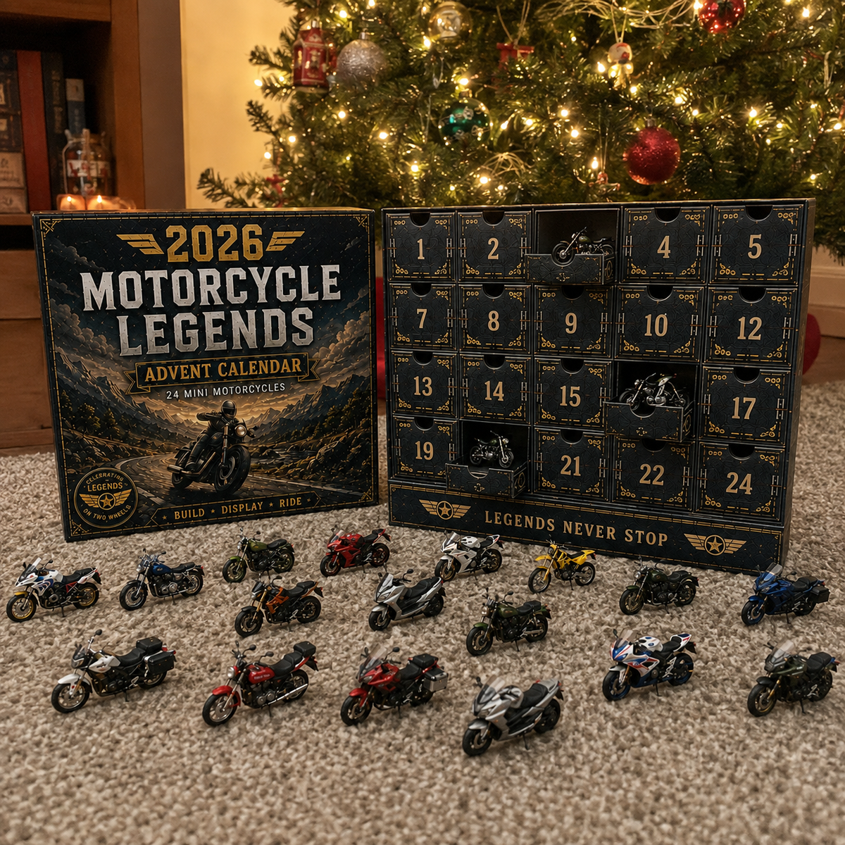 MotoLegacy – 24 Legendary Rides Christmas Countdown