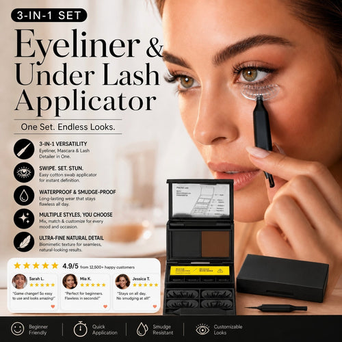 LashCraft – 3-In-1 Eyeliner & Lower Lash Stamp Kit
