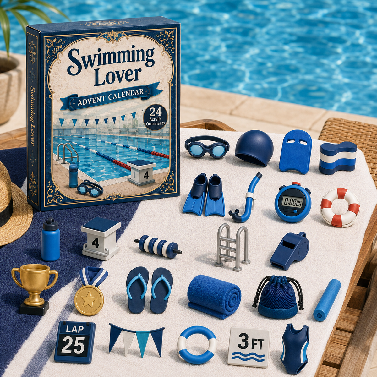 SwimMagic – Festive Swimmer Charm Countdown