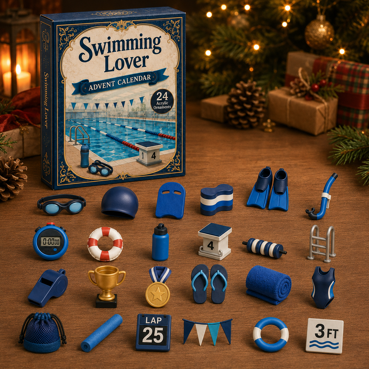 SwimMagic – Festive Swimmer Charm Countdown