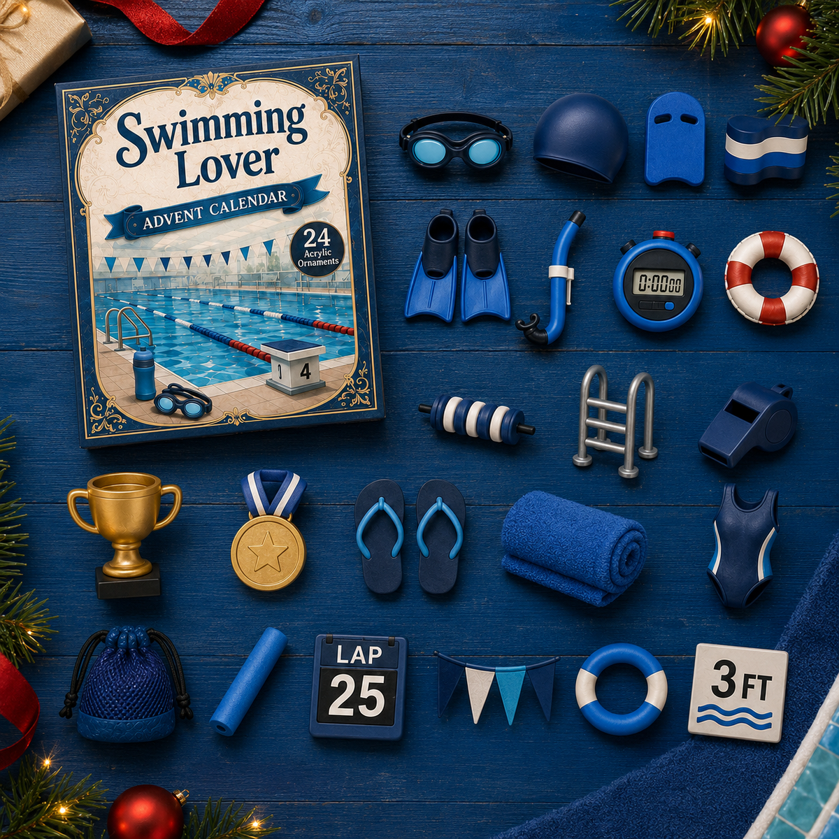 SwimMagic – Festive Swimmer Charm Countdown