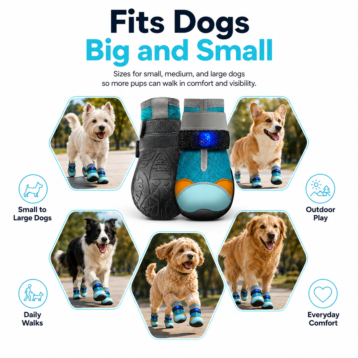 PawGlow – LED Comfort Dog Boots