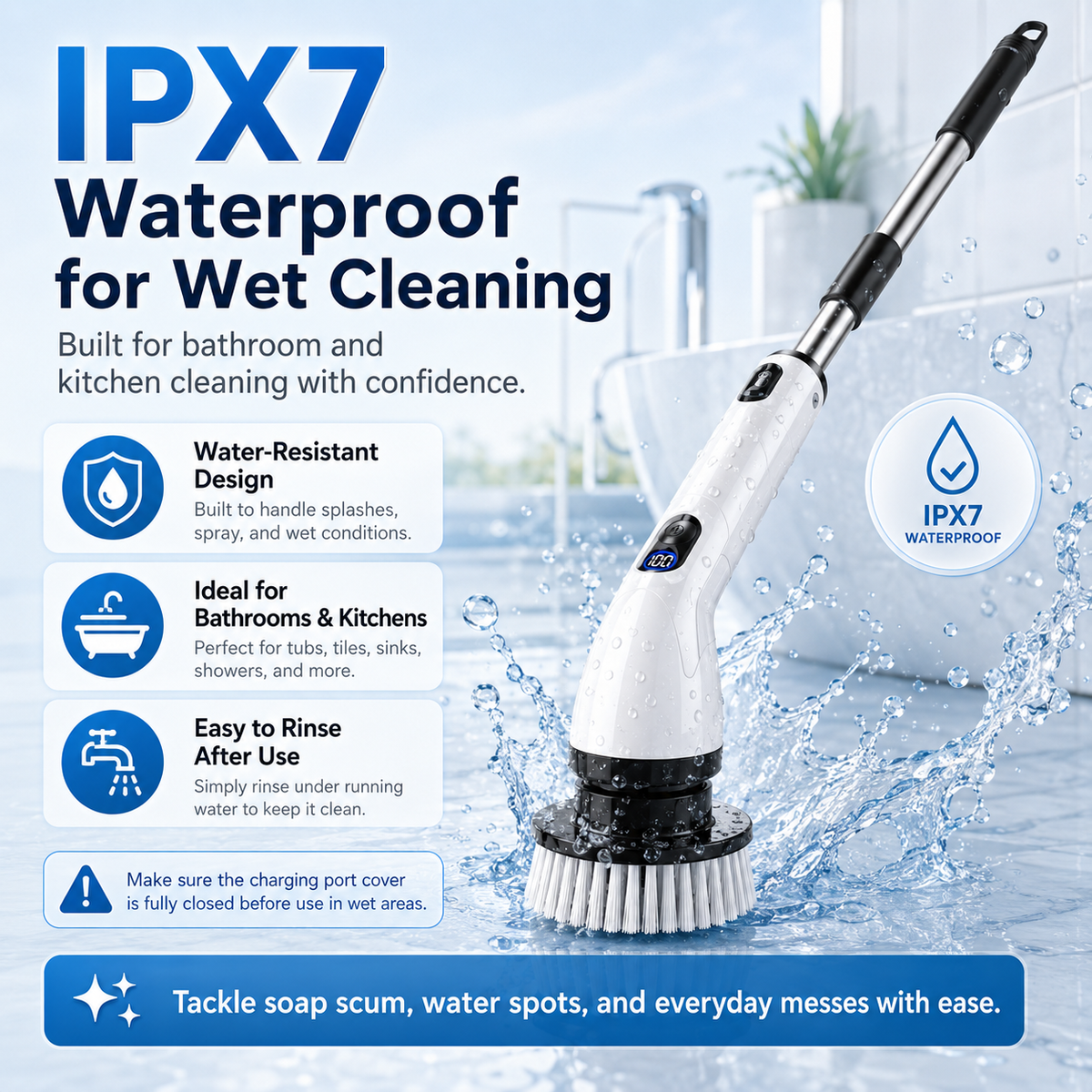 SpinVanta – 7-In-1 Electric Spin Scrubber