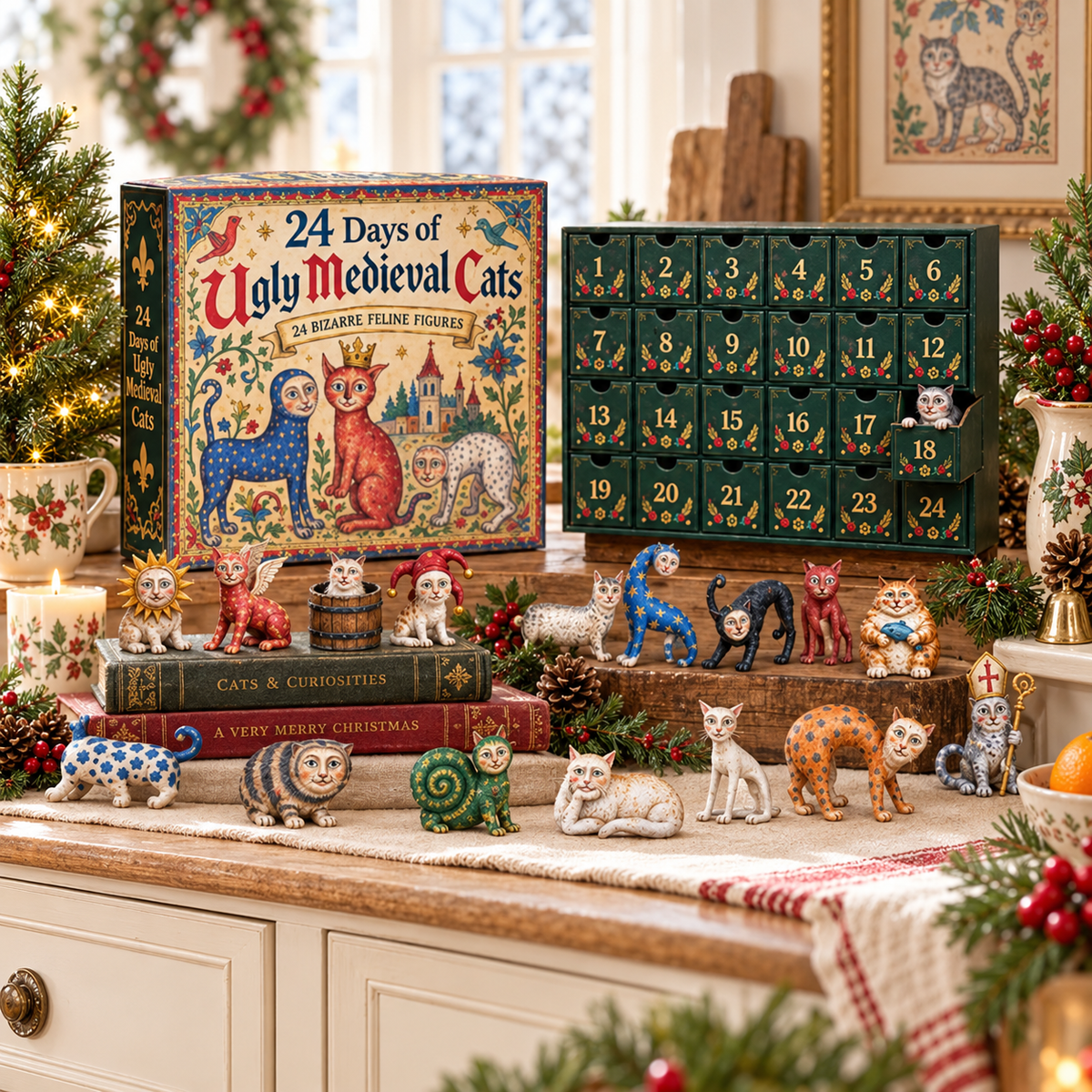 CatRealm – 24-Day Medieval Cat Collectible Calendar