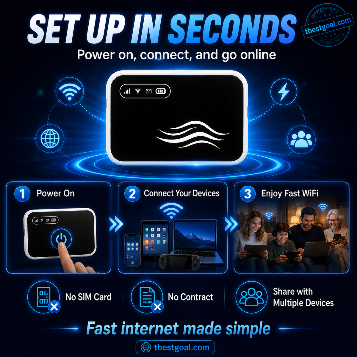 PocketLink – Portable Pocket WiFi Hotspot