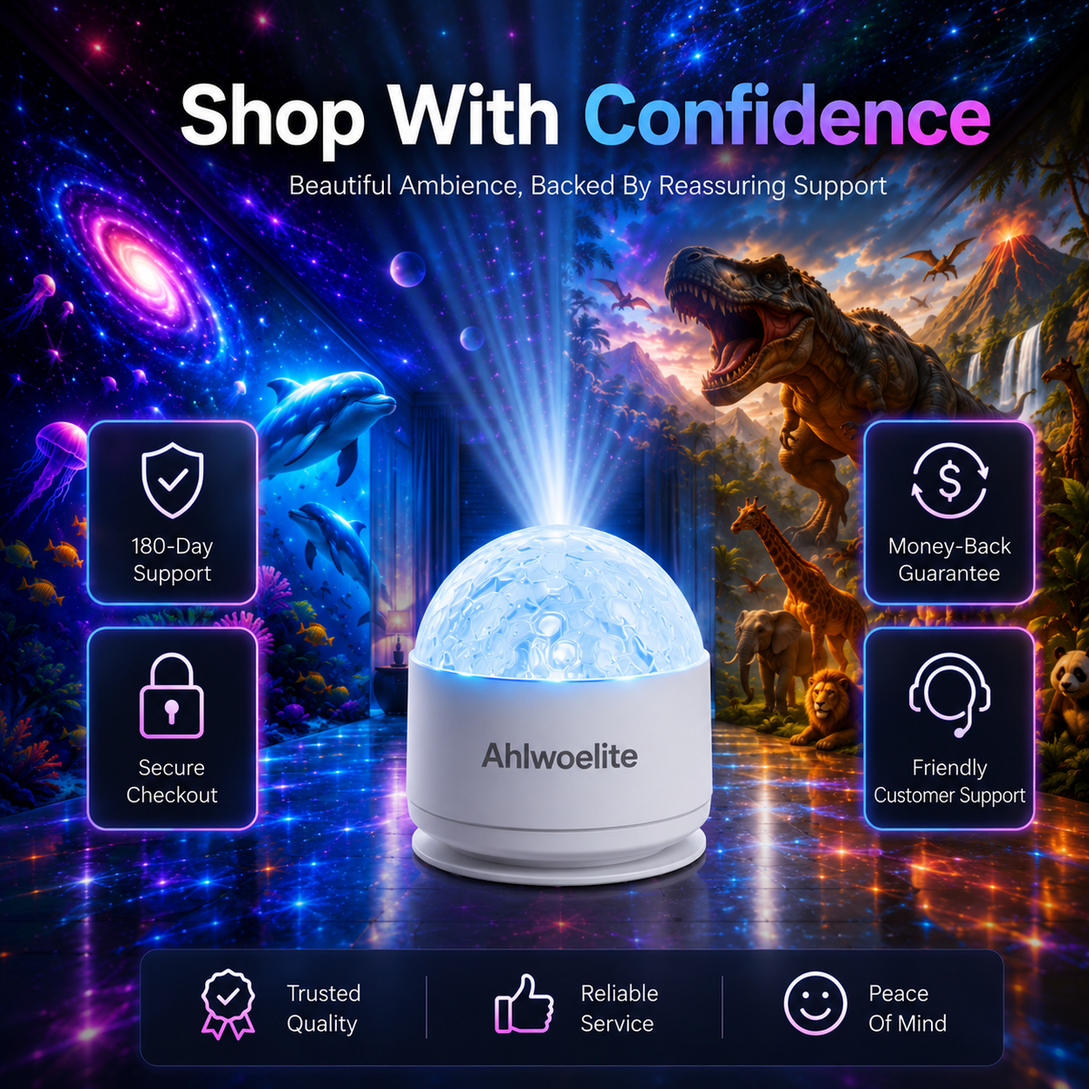 DreamNebula – Immersive 5D Ambient Night Projector
