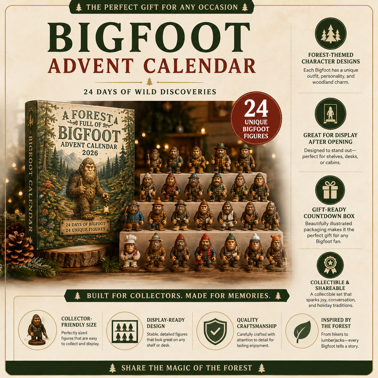 BigfootBlitz – 24-Day Wild Adventure Advent Calendar