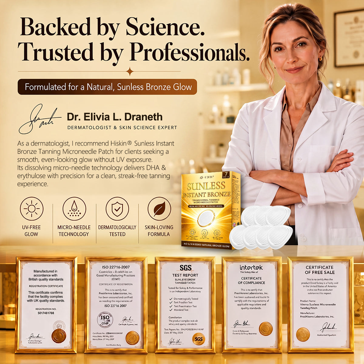 ☀️𝐒𝐮𝐧𝐥𝐞𝐬𝐬 𝐈𝐧𝐬𝐭𝐚𝐧𝐭 𝐁𝐫𝐨𝐧𝐳𝐞 𝐓𝐚𝐧𝐧𝐢𝐧𝐠 𝐌𝐢𝐜𝐫𝐨𝐧𝐞𝐞𝐝𝐥𝐞 𝐏𝐚𝐭𝐜𝐡 🇬🇧  (𝐉𝐮𝐬𝐭 𝐨𝐧𝐜𝐞 𝐚 𝐝𝐚𝐲) 𝐕𝐢𝐬𝐢𝐛𝐥𝐞 𝐁𝐫𝐨𝐧𝐳𝐞 𝐆𝐥𝐨𝐰 𝐢𝐧 𝟕 𝐃𝐚𝐲𝐬 ✅ 𝐍𝐨 𝐔𝐕, 𝐍𝐨 𝐎𝐫𝐚𝐧𝐠𝐞, 𝐍𝐨 𝐒𝐭𝐫𝐞𝐚𝐤𝐬, 𝐍𝐨 𝐃𝐇𝐀, 𝐍𝐨 𝐌𝐞𝐬𝐬.