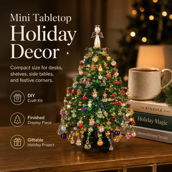 FestiveBeads – DIY Mini Christmas Tree Kit