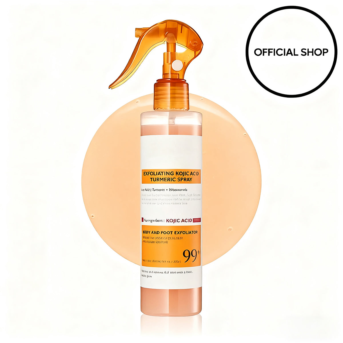 GlowPeel – Keratin Care Kojic Acid Turmeric Body Peeling Spray