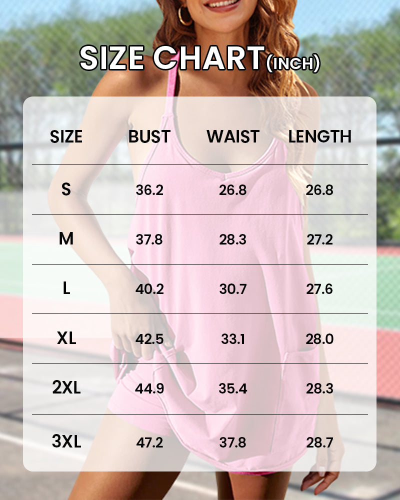 SoléaMove – Casual Built-In Shorts Sleeveless Mini Dress