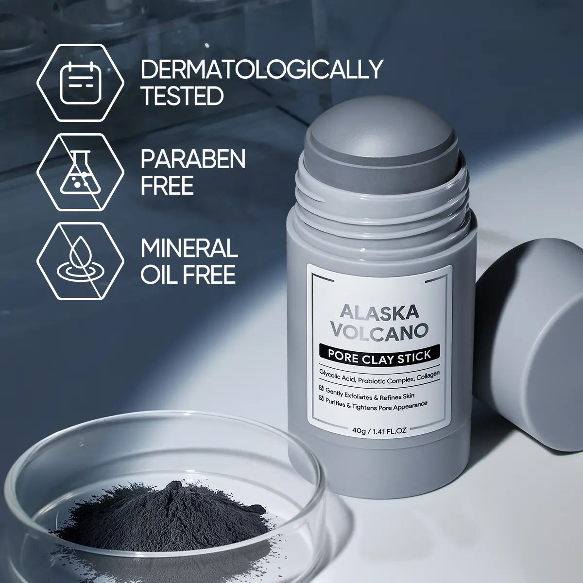 VolcanicGlow – Alaska Clay Cleansing Mask