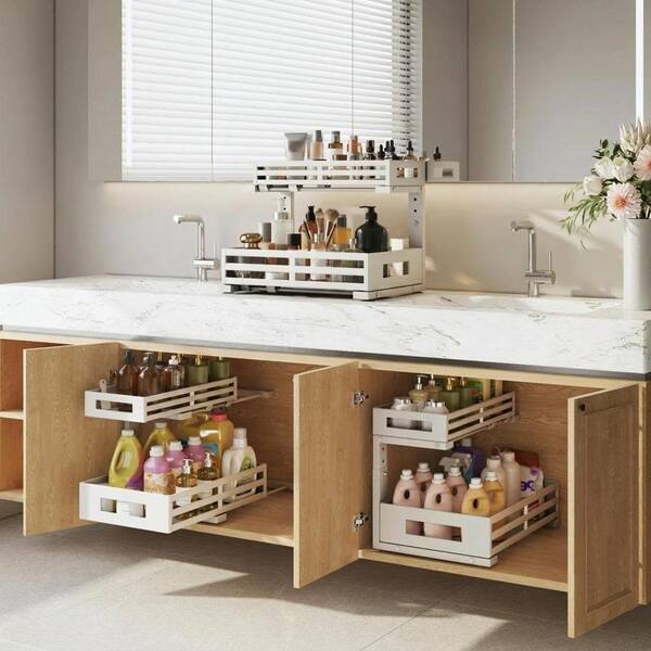 SinkStack – 2-Tier Pull-Out Under Sink Organizer