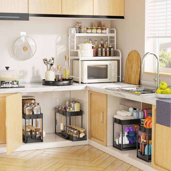 SinkStack – 2-Tier Pull-Out Under Sink Organizer