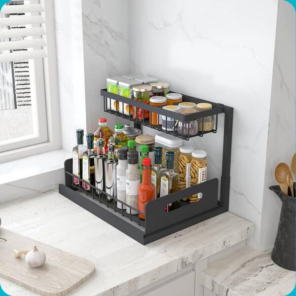 SinkStack – 2-Tier Pull-Out Under Sink Organizer