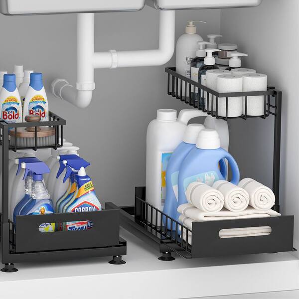 SinkStack – 2-Tier Pull-Out Under Sink Organizer