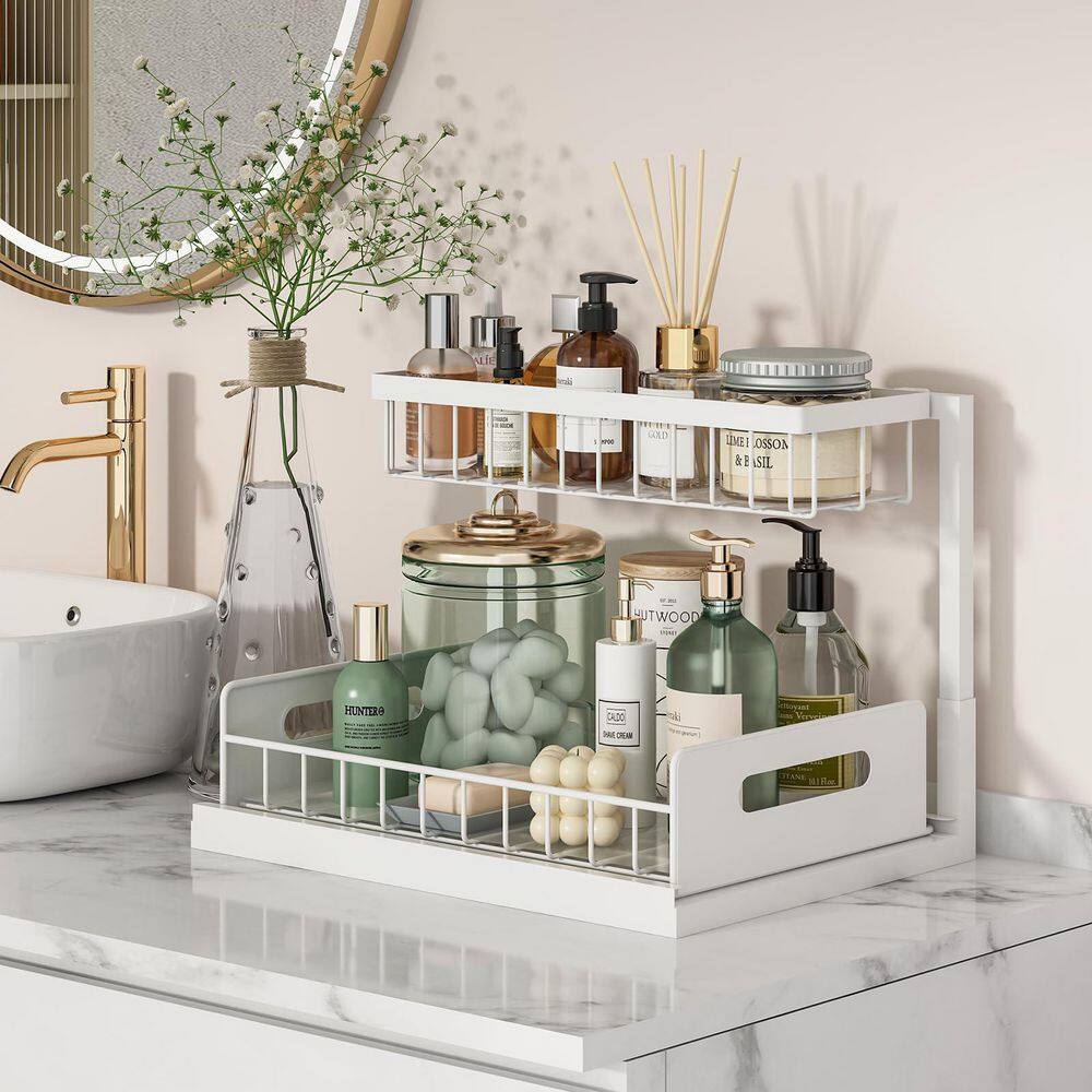 SinkStack – 2-Tier Pull-Out Under Sink Organizer