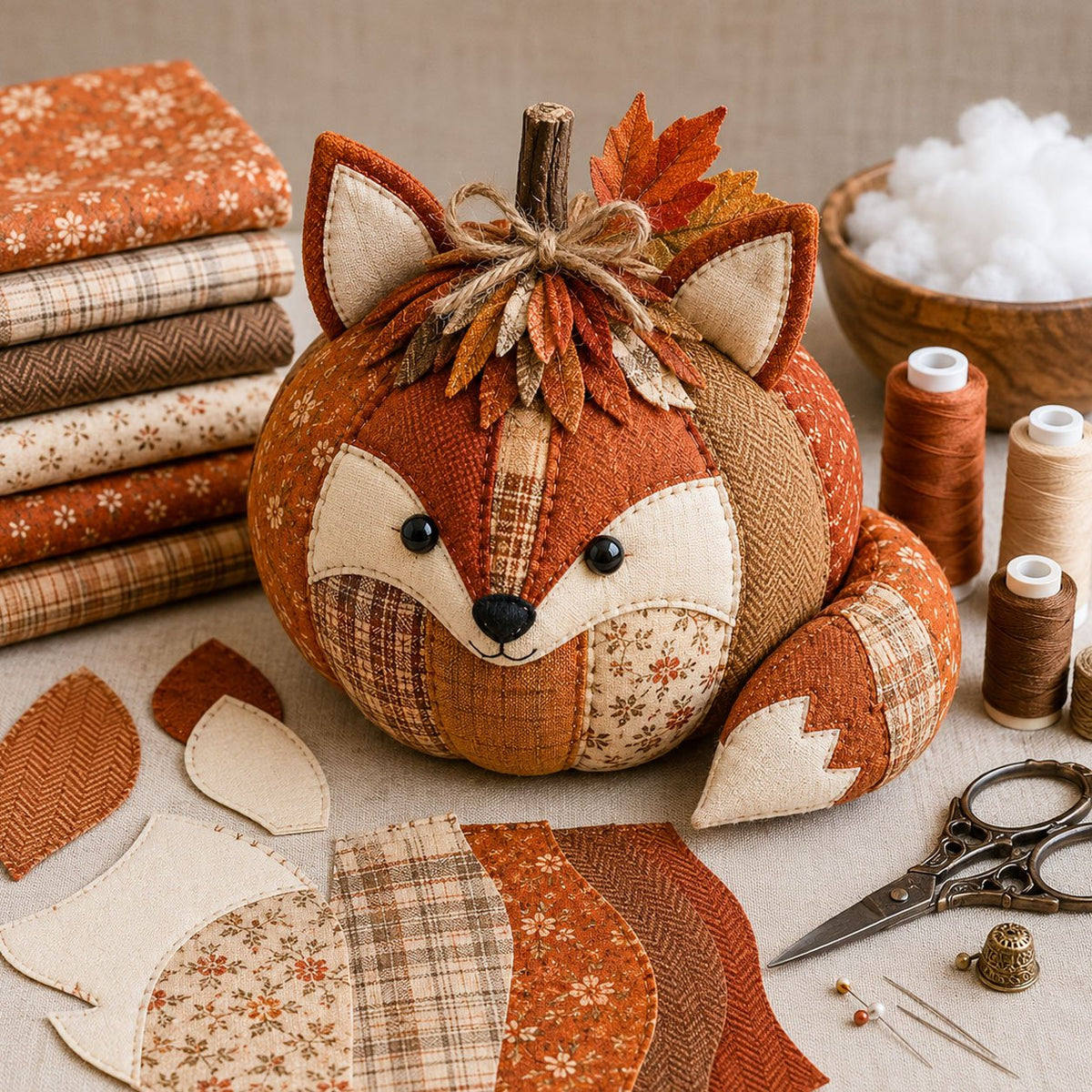 AutumnWhimsy – DIY Animal Pumpkin Sewing Kit