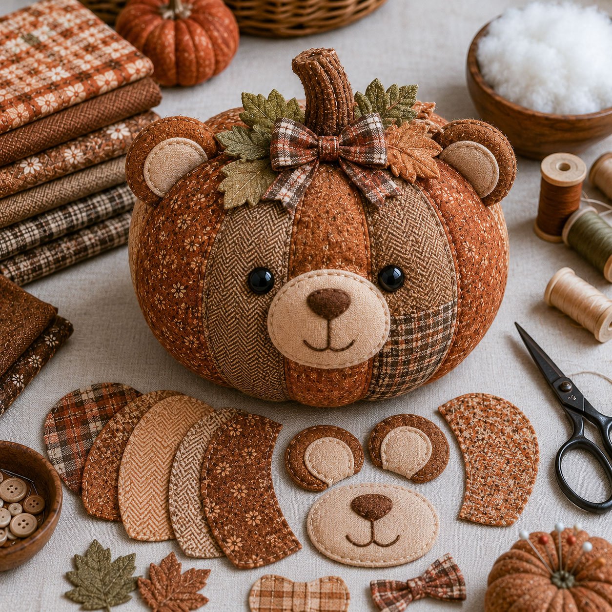 AutumnWhimsy – DIY Animal Pumpkin Sewing Kit