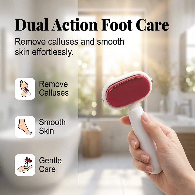 SoleVera – Double-Sided Stainless Steel Foot Scraper