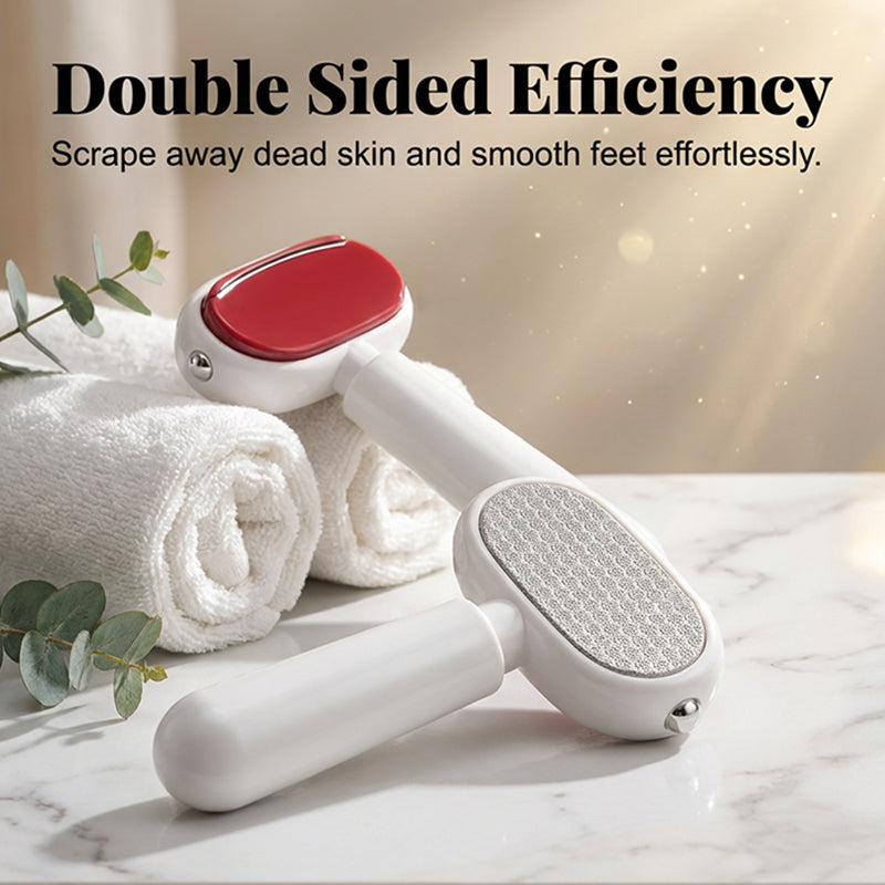 SoleVera – Double-Sided Stainless Steel Foot Scraper