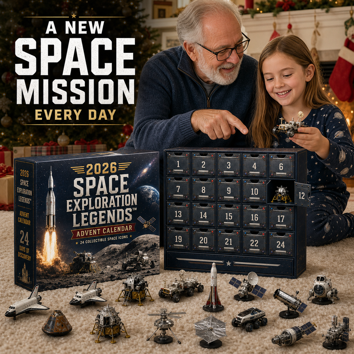 CosmicCrew – 24-Day Collectible Space Advent Calendar