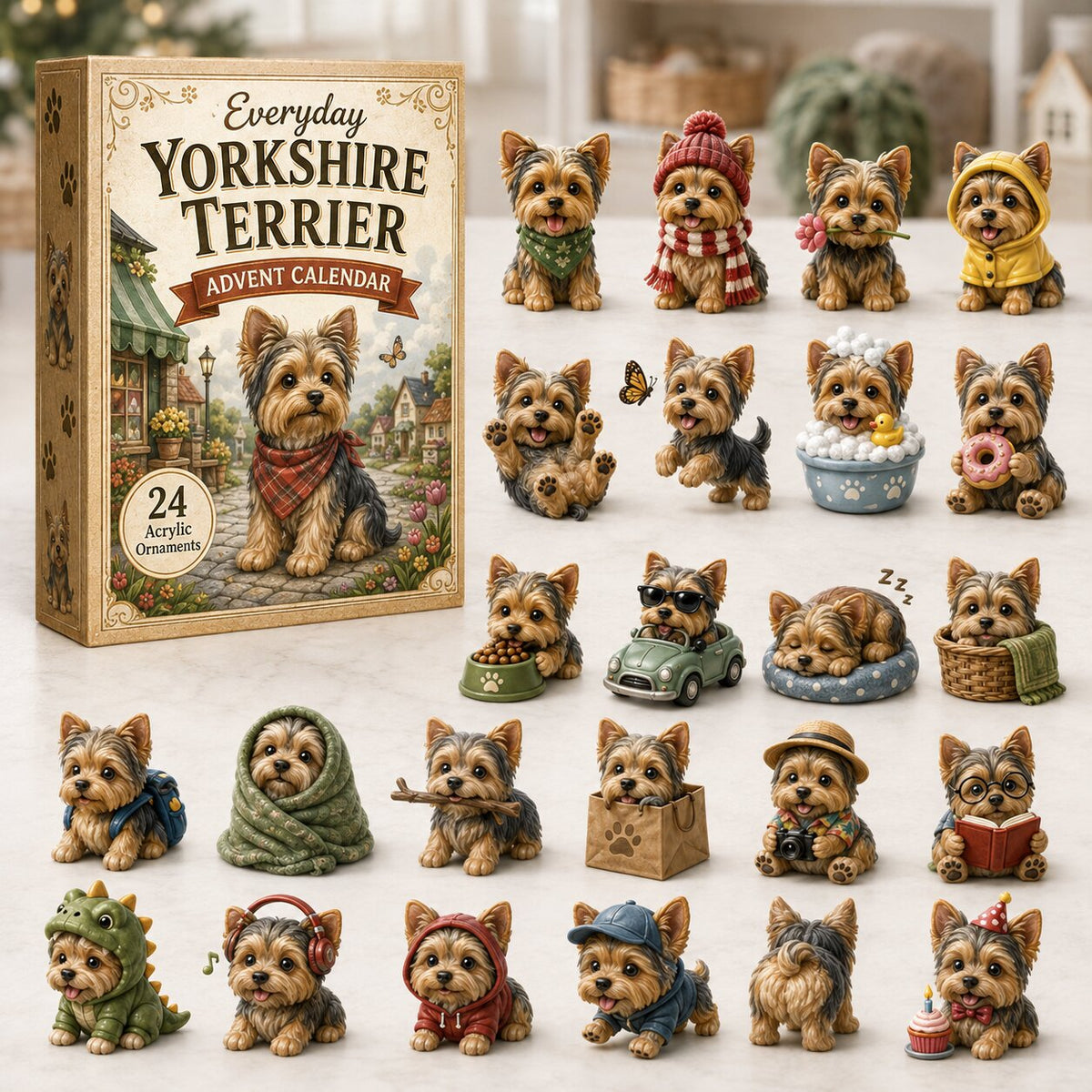 YorkieTreasures – 24-Day Collectible Yorkshire Terrier Calendar